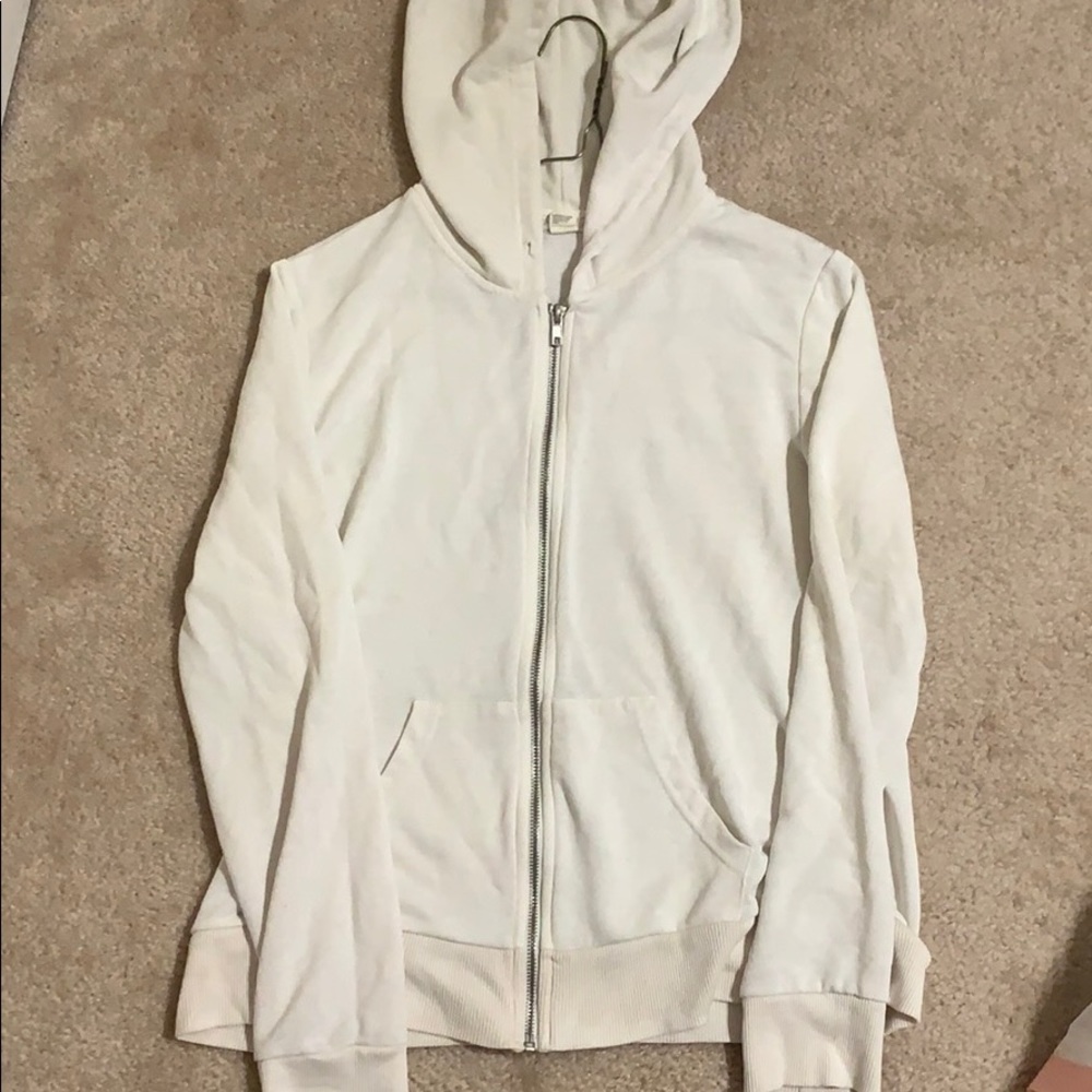 White cropped jacket